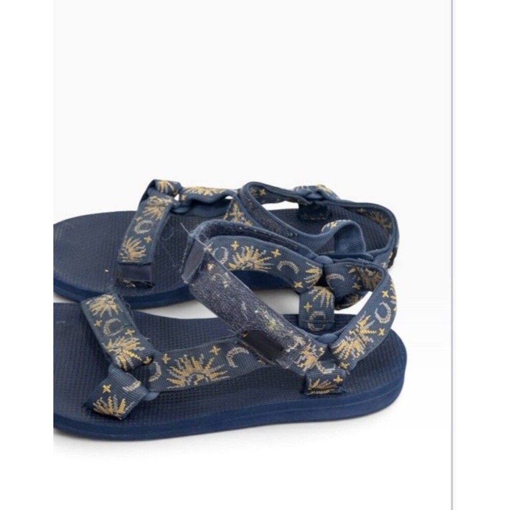 Teva Original Universal Sun & Moon Insignia Blue Sandals Womens Size 6 - Picture 2 of 5